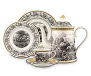 Villeroy & Boch Audun Ferme kaffe/te kop Premium Porcelæn, gul, grå (1010671300)