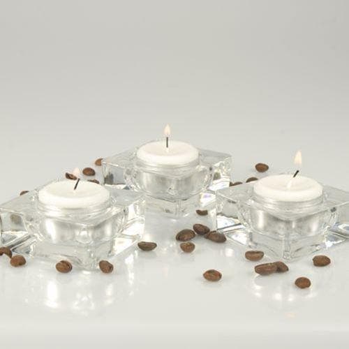PAPSTAR värmeljus, diameter: 38 mm, vit, höjd: 23 mm, brinntid: ca 8 timmar, i aluminiumlåda, - 1 st (82674)