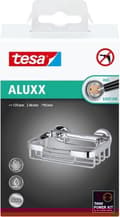 Miniatyrbillede 3 af 5: Tesa Aluxx Sæbekurv 9,8x15x4,3cm uden boring Selvklæbende Forkromet aluminium krom