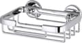 Miniatyrbillede 1 af 5: Tesa Aluxx Sæbekurv 9,8x15x4,3cm uden boring Selvklæbende Forkromet aluminium krom