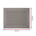 Miniatyrbild 5 av 6: Westmark Saleen Edition Hemunderlägg 42 x 32 cm Syntetisk grå/brun Set med 4