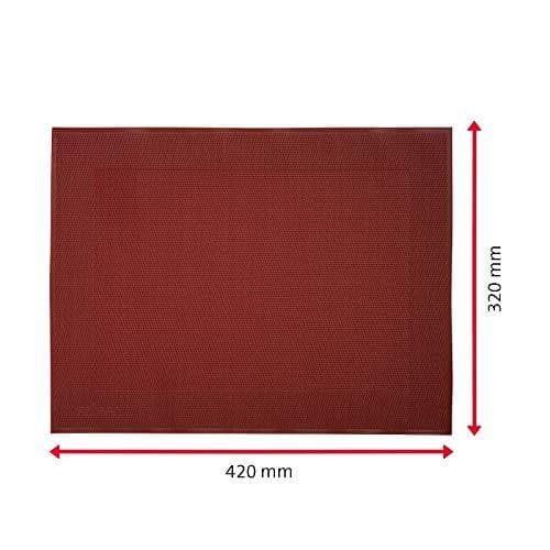 4st WESTMARK bordstabletter Hem mörkröd 32,0 x 42,0 cm (1210293150)