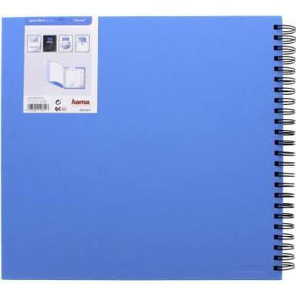 Hama Fine Art spiral azur 36x32 50 svarta sidor 10611