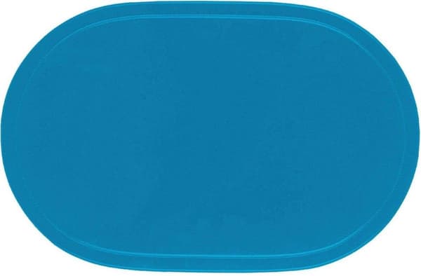 Westmark Set med 4 bordstabletter, 45,5 x 29 cm, vinyl, blå/ljusblå, Saleen-kollektion: Kul