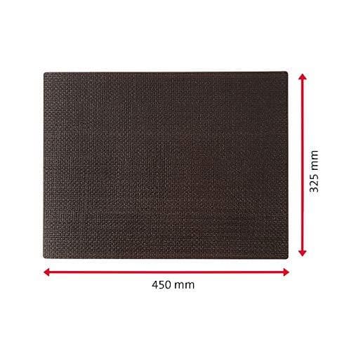 4 WESTMARK dækkeservietter Coolorista sort 32,5 x 45,0 cm (1025019150)