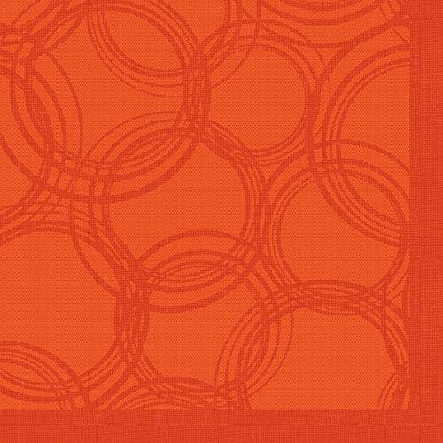 Papstar, 50 servietter "ROYAL Collection" 1/4 fold 40 cm x 40 cm nektarin "Bubbles", #86494