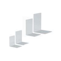 MAUL bokstöd av akryl, kristallklar, 80 x 100 x 100 mm fasade kanter, materialtjocklek 2,5 mm (35133-05)