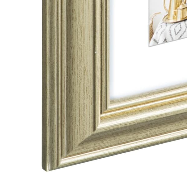Hama Lobby - Glas - Polystyren (PS) - Guld - Enkel bildram - Bord - Vägg - 7 x 10 cm - Rektangulär (00175801)