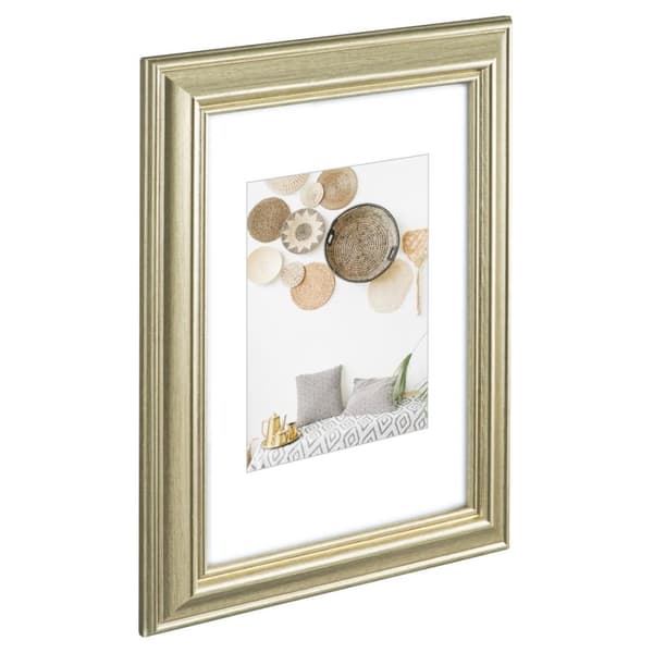 Hama Lobby - Glas - Polystyren (PS) - Guld - Enkel bildram - Bord - Vägg - 7 x 10 cm - Rektangulär (00175801)