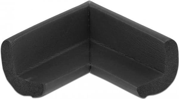Delock skumkantbeskyttelse selvklæbende 70 x 67 x 35 mm sort