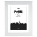 Pikkukuva 1 / 6: Muovikehys Paris, valkoinen, 10 x 15 cm