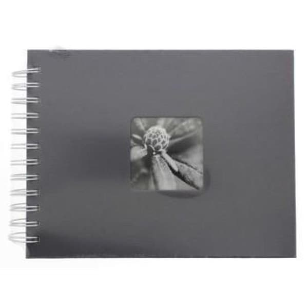 Hama Fine Art Spiral Grey 24x17 50 hvide sider 2111