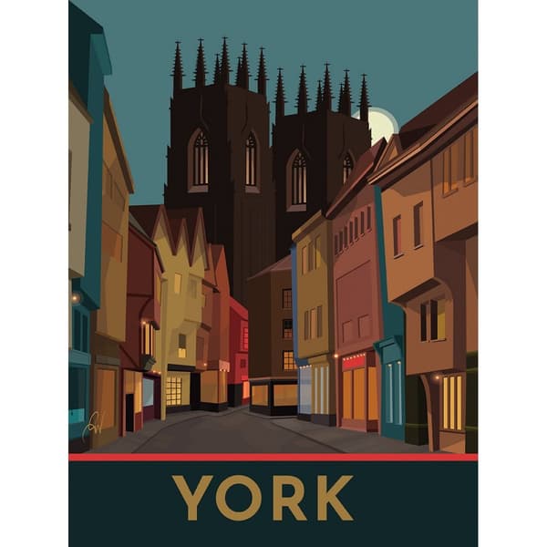 Georgina Westley York Framed Canvas Print