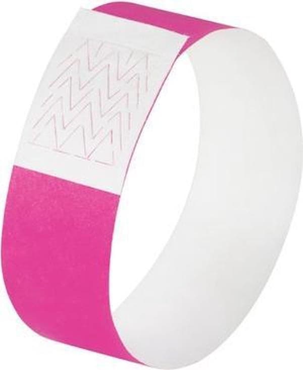 Sigel - Event bands - super bløde 255x25mm - Pink - 120 stykker - EB210