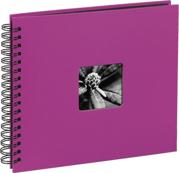 Hama Fine Art Spiral Pink 28x24 50 svarta sidor 113680