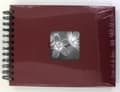 Pikkukuva 8 / 11: Hama Fine Art Spiral Burgundy 24x17 50 Black Pages 90154