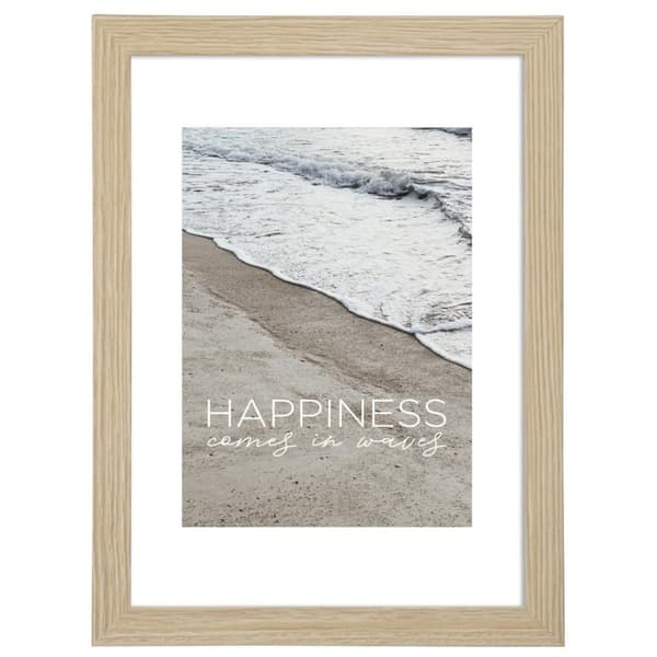 Hama Waves - Lasi - MDF-levyt - Tammi - Yksi kuvakehys - Seinä - 20 x 28 cm - Suorakulmainen (00193082)