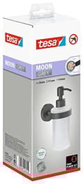 Miniatyrbild 2 av 5: tesa MOON GRAY 40584-00000-00 soap dispenser 200 ml gray (matt), frosted glass (40584-00000-00)