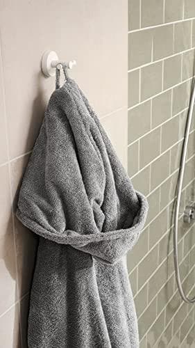tesa coat hook 40574-00000-00 MOON WHITE Number of hooks: 2 (W x H x D) 50 x 53 x 65 mm metal white (matt) 1 piece (40574-00000-00)