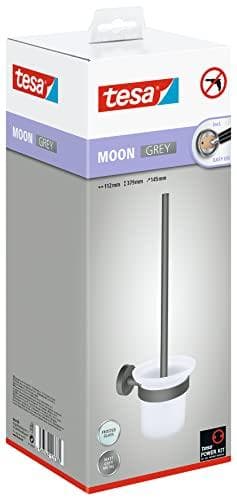 tesa MOON GREY toiletbørstesæt klæbende metal (40581-00000-00)