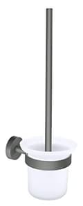 Miniatyrbillede 1 af 5: tesa MOON GREY toiletbørstesæt klæbende metal (40581-00000-00)