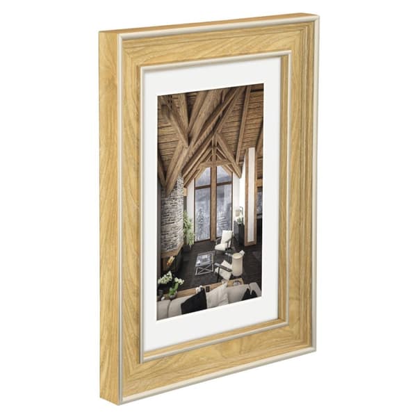 Hama Rustic - Glass - Polystyrene (PS) - Oak - Single picture frame - Table - Wall - 10 x 15 cm - Rectangular (00193056)