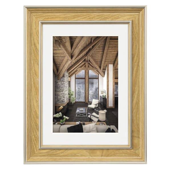 Hama Rustic - Glass - Polystyrene (PS) - Oak - Single picture frame - Table - Wall - 10 x 15 cm - Rectangular (00193056)