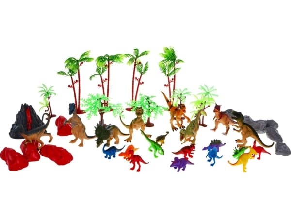 Ramiz "World of Dinosaurs" - figur och landskapsmatta