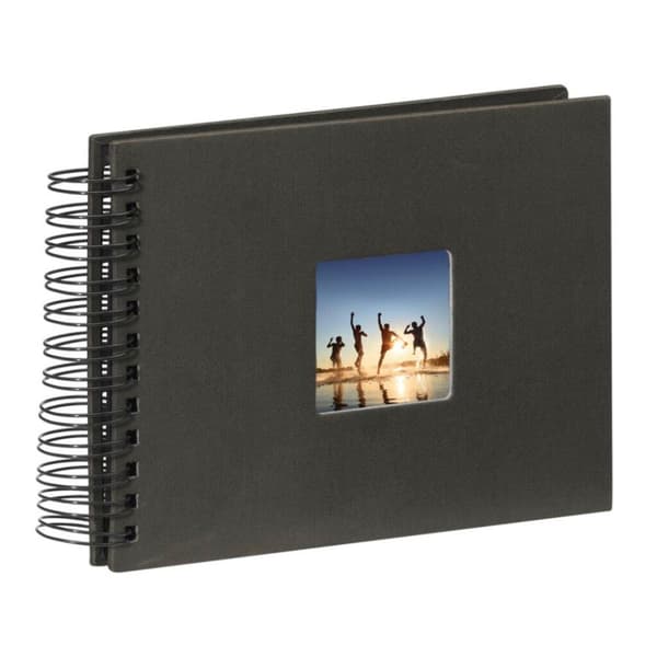 Hama Spiral Album Fine Art 24 x 17 cm 50 mustat sivut musta