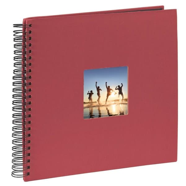 Hama Spiral Album Fine Art 36 X 32 Cm 50 Svarta Sidor Burgund