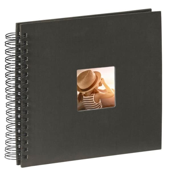 Hama Spiral Album Fine Art 28 X 24 Cm 50 Sorte Sider Sort