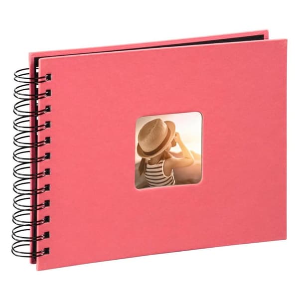 Hama Spiral Album Fine Art 24 X 17 Cm 50 Black Pages Flamingo