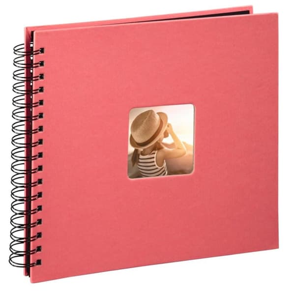 Hama Spiral Album Fine Art 28 X 24 Cm 50 Black Pages Flamingo