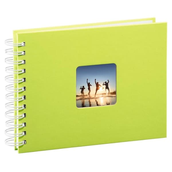 Hama Spiral Album Fine Art 24 X 17 Cm 50 White Pages Kiwi