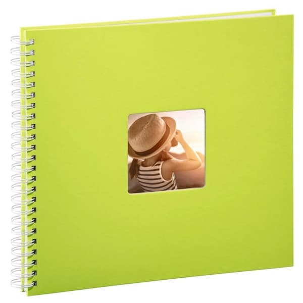 Hama Spiral Album Fine Art 36 X 32 cm 50 White Pages Kiwi