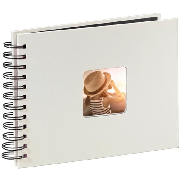 Hama Spiral Album Fine Art 24 X 17cm 50 Black Pages Chalk