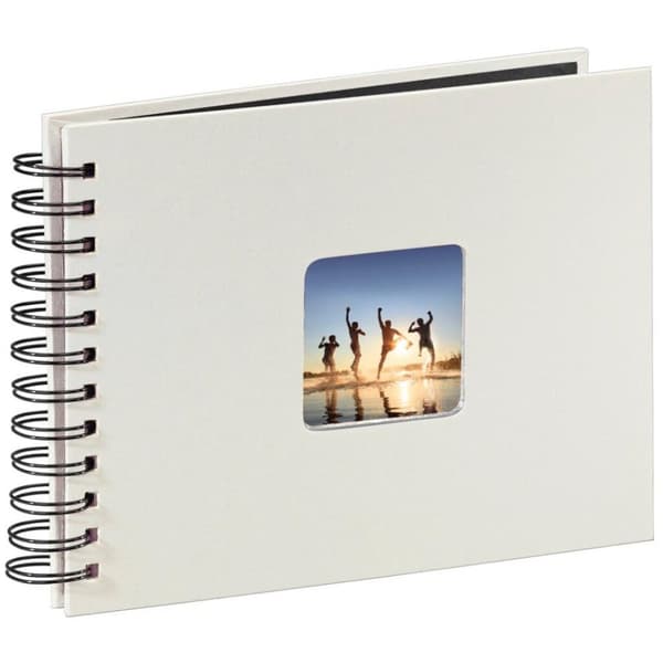 Hama Spiral Album Fine Art 24 X 17cm 50 Black Pages Chalk