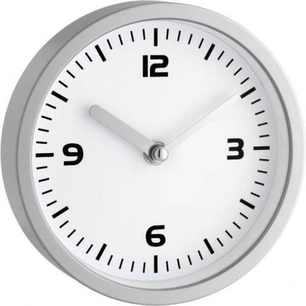 TFA-Dostmann 60.3012 vægur kvarts vægur rundt sølv (60.3012)