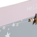Pikkukuva 3 / 3: Valokuvakehys Pyykkipojilla DKD Home Decor Hello Lovely Puu MDF Tähdet 40 x 1 x 24 cm