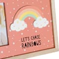 Miniatyrbillede 3 af 3: Fotoramme DKD Home Decor Regnbue Pink Hvid Børns Træ MDF (25 x 1 x 16 cm) (2 enheder)