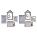 Miniatyrbillede 1 af 3: Fotoramme DKD Home Decor Træ 39 x 3 x 41 cm Natur Plante (2 enheder)