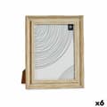 Miniatyrbillede 1 af 2: Fotoramme Krystal Gylden Træ Brun Plastik (26 x 2 x 31 cm) (6 enheder)