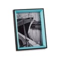 Miniatyrbillede 2 af 2: Fotoramme Krystal Sort Blå Træ MDF (3 x 22 x 17 cm) (6 enheder)