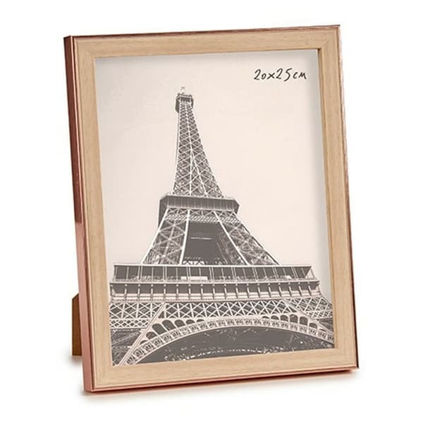 Fotoramme Brun Kobber Plastik Glas (23 x 27 x 2 cm) (6 enheder)