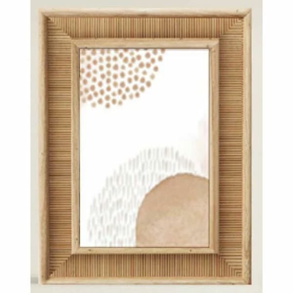 Fotoram DKD Home Decor Naturell Trä MDF (24 x 1,5 x 29 cm)