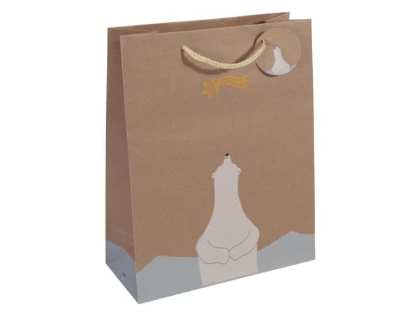 Sigel GT049, Gavepapirbag, Brun, Bilde, Papir, 157 g/m², 260 mm