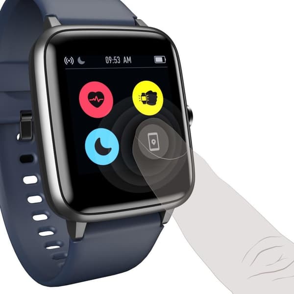 Hama Fit Watch 4900 LCD ranneke aktiivisuusmittari 3,3 cm (1,3") IP68 musta, sininen