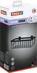 Miniatyrbild 7 av 8: tesa 40567-00000-00 MOON BLACK duschhylla lim svart (matt) (40567-00000-00)
