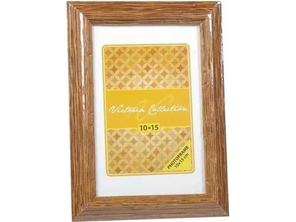 Photo frame Velvet 10x15, light brown