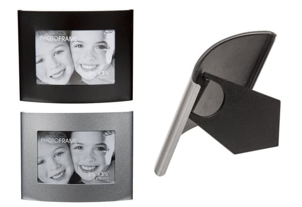 Vælvet Fotoramme - Ramme i Metal - Bøjet Metalramme - 6 x 9 cm 1-Pack